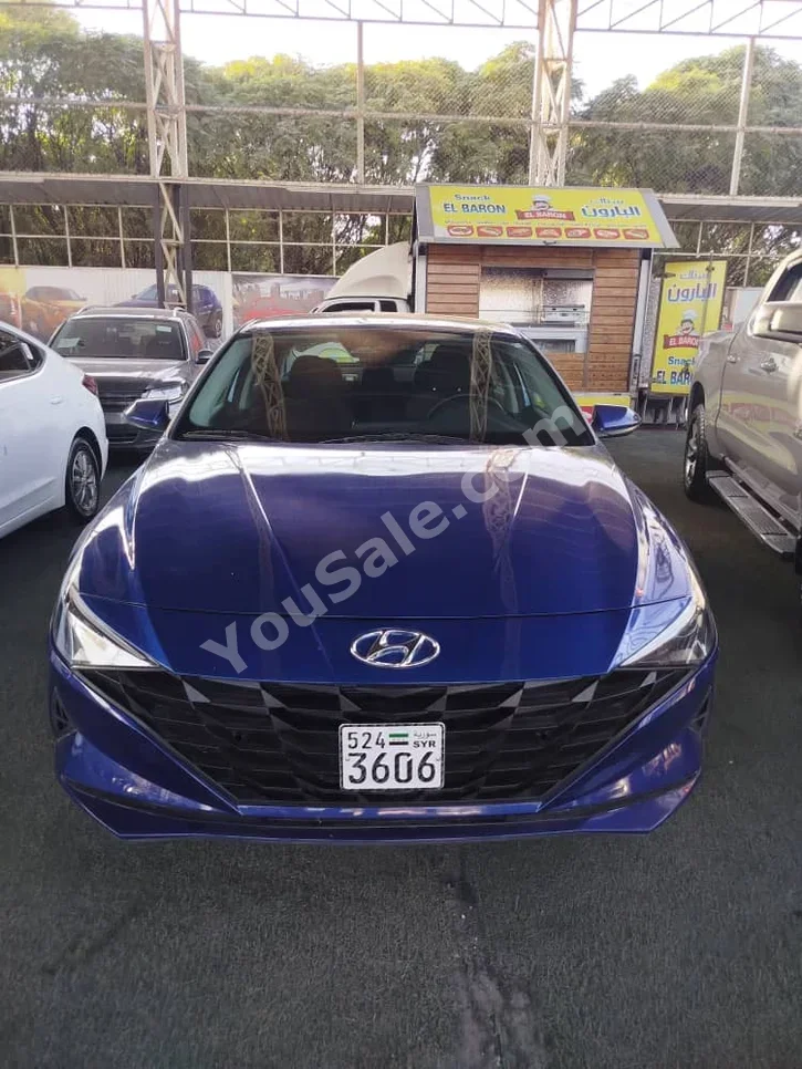 Hyundai  Elantra  2022  Automatic  57,000 km  4 Cylinder  FWD  Sedan  Blue  Gasoline