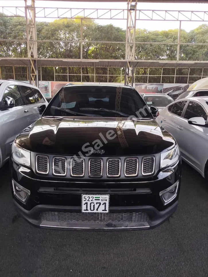 Jeep  Compass  2018  Automatic  130,000 km  4 Cylinder  4WD  SUV  Black  Gasoline