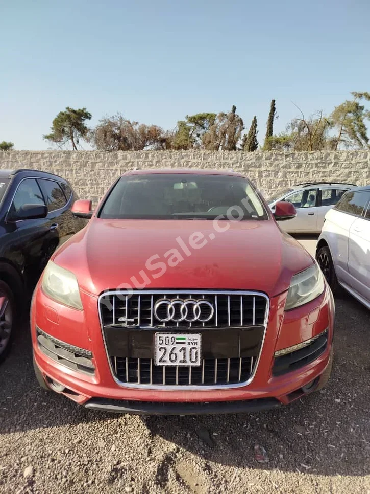 Audi Q7 2011 Automatic 106,639 km 6 Cylinder 4WD SUV Red Gasoline