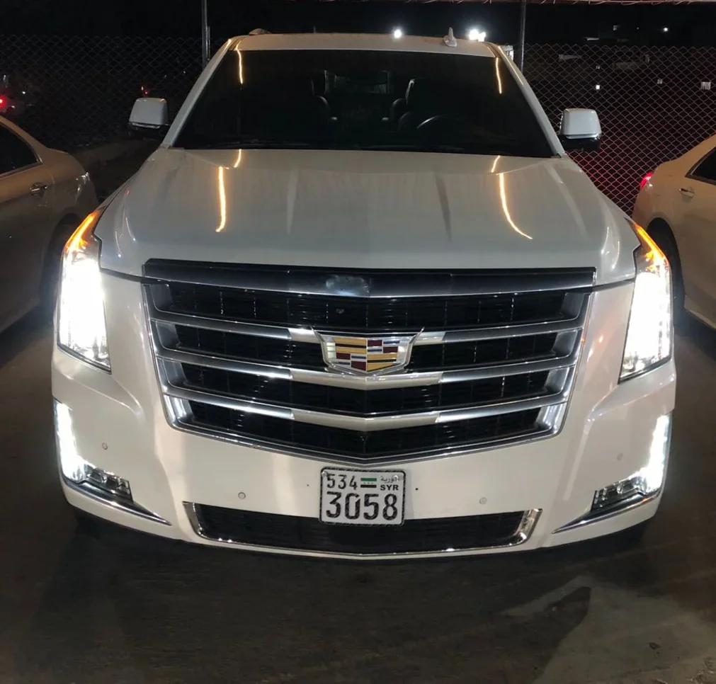 Cadillac Escalade 2018 Automatic 133,000 km 8 Cylinder AWD SUV White Gasoline