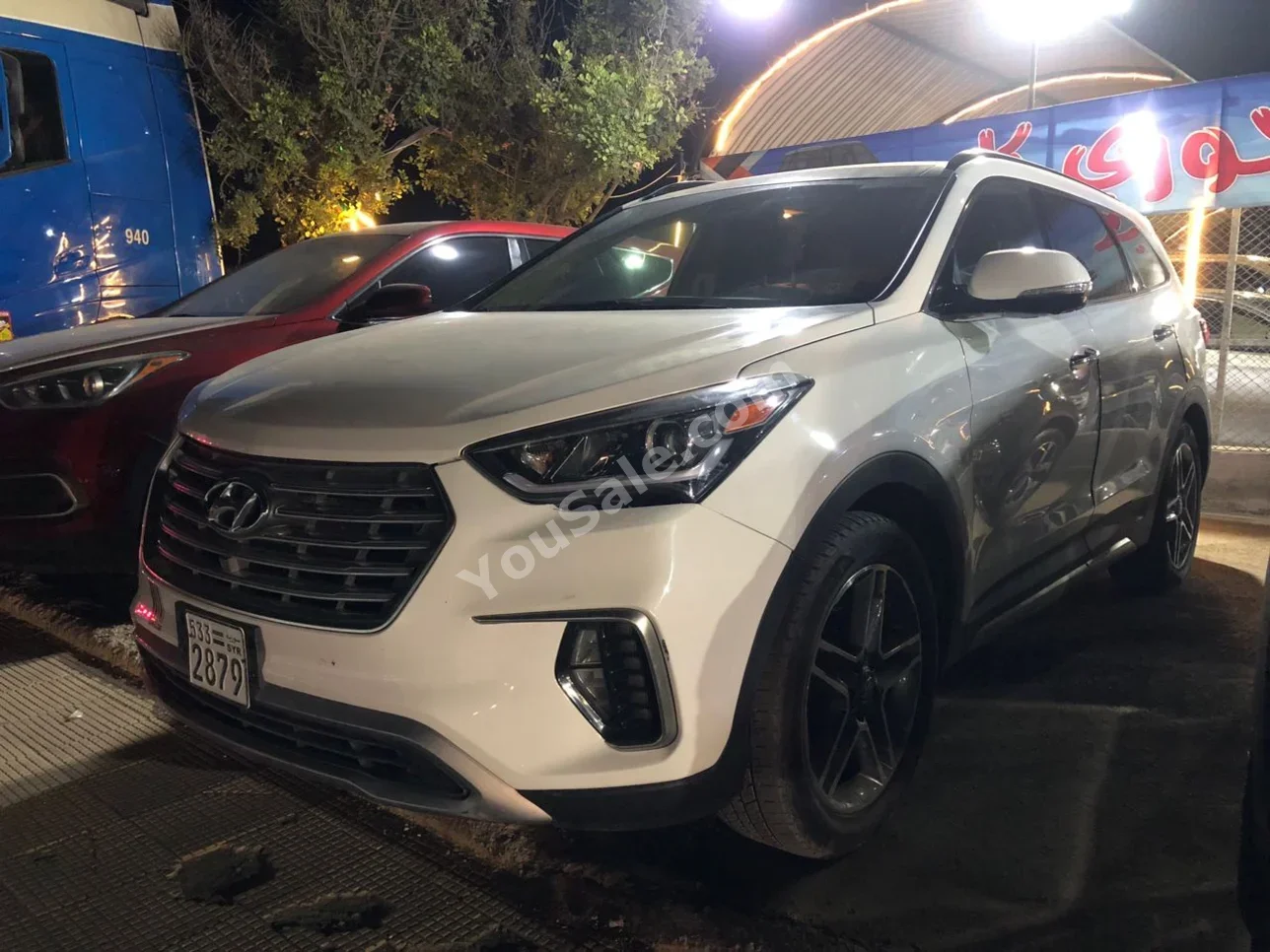 Hyundai  Santa Fe  2018  Automatic  203,000 km  4 Cylinder  AWD  SUV  White  Gasoline