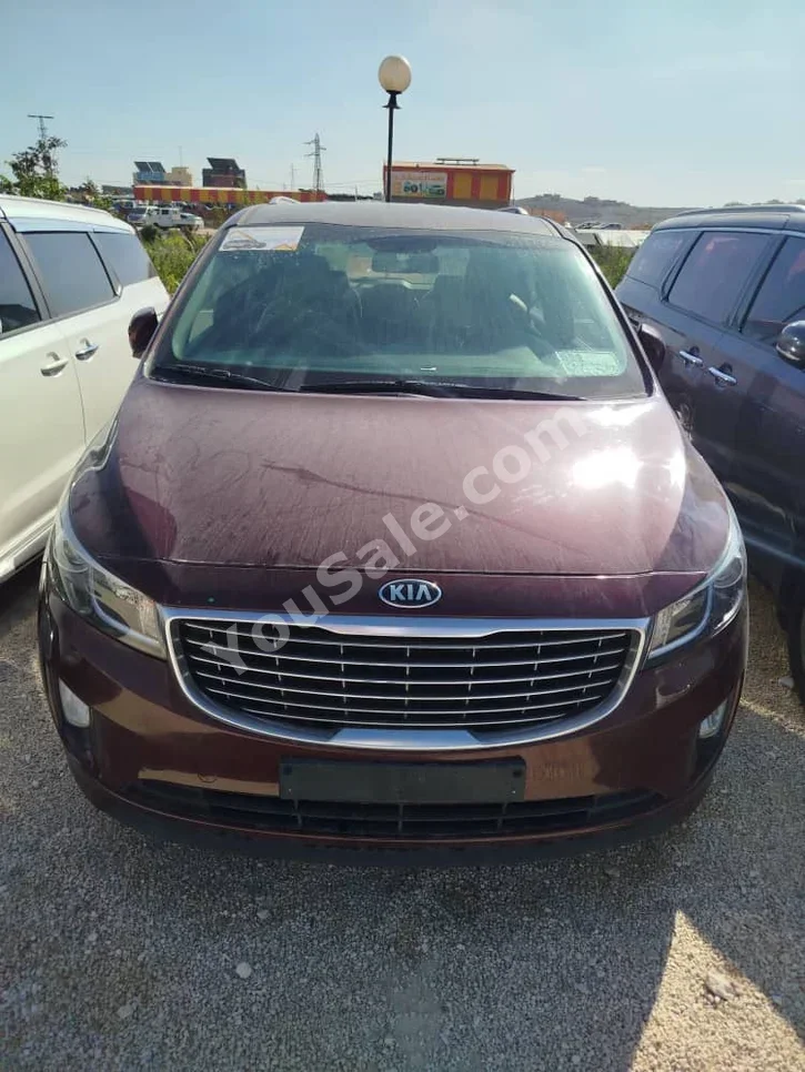 Kia  Carnival  2015  Automatic  220,000 km  4 Cylinder  FWD  Van / Bus  Dark Red  Diesel