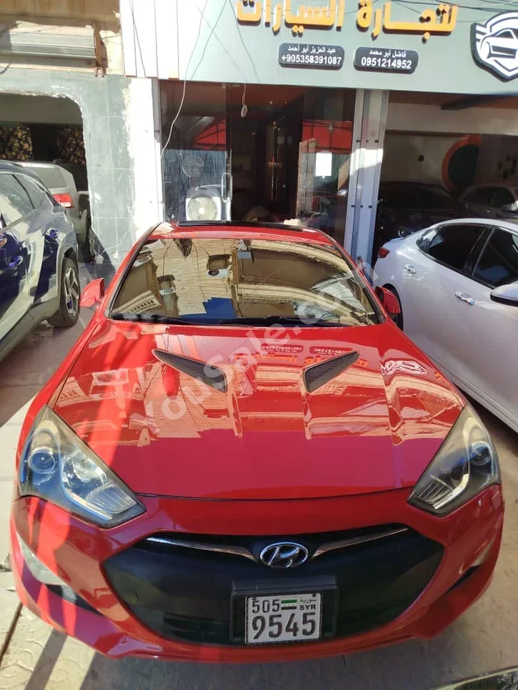 Hyundai Genesis Coupe 2015 Automatic 154,000 km 6 Cylinder RWD Coupe / Sport Red Gasoline