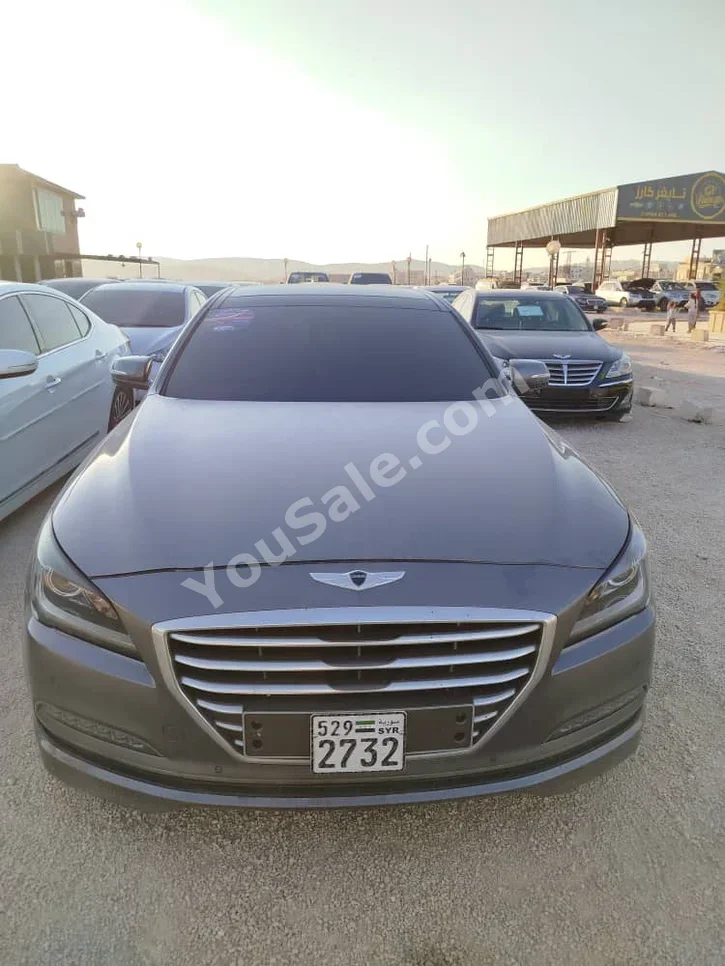 جينيسيس جي 330 2016 اتوماتيك 120,000 كم 6 سلندر دفع خلفي سيدان رصاصي بنزين