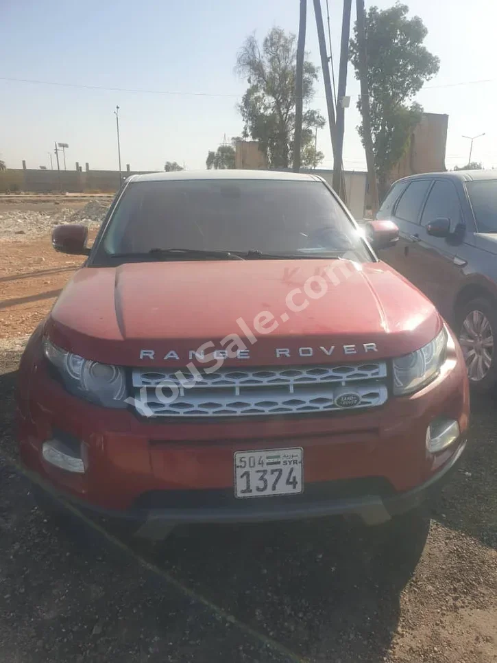 Land Rover Evoque 2013 Automatic 154,000 km 4 Cylinder RWD SUV Red Gasoline