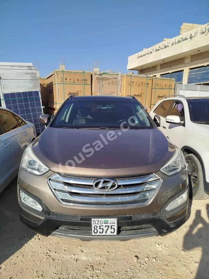 Hyundai  Santa Fe  2013  Automatic  130,000 km  4 Cylinder  FWD  SUV  Light Brown  Gasoline