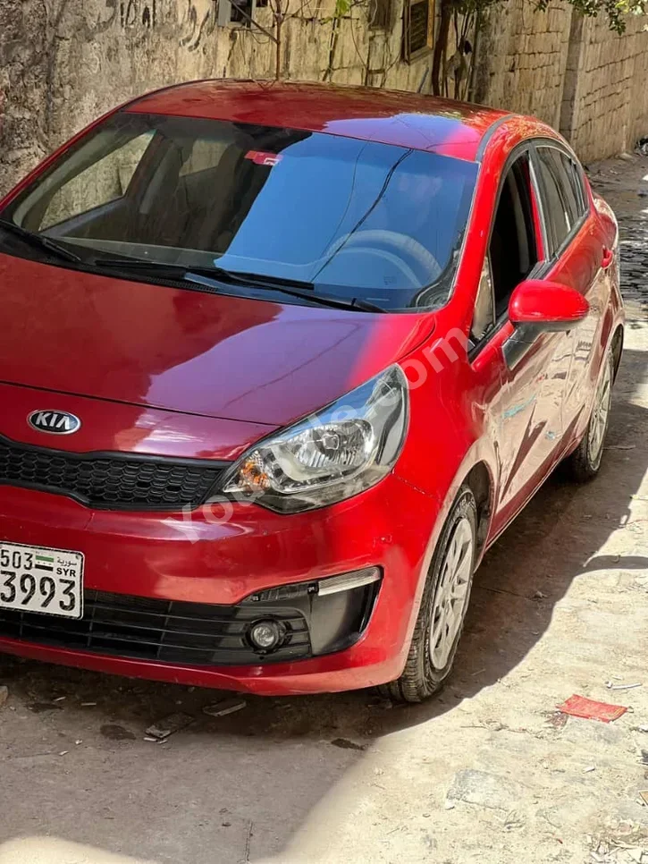 Kia Rio 2017 Automatic 66,000 km 4 Cylinder FWD Sedan Red Gasoline