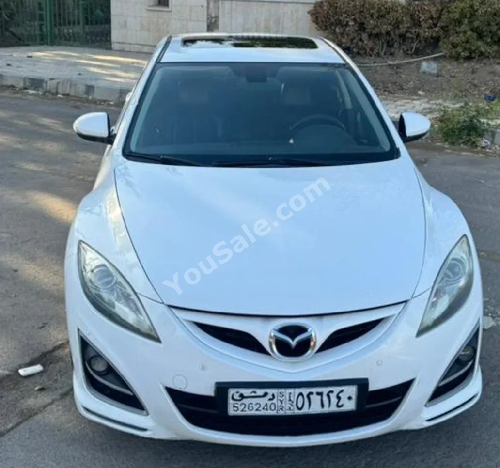 Mazda  Mazda 6  2011  Automatic  160,000 km  4 Cylinder  FWD  Sedan  White  Gasoline