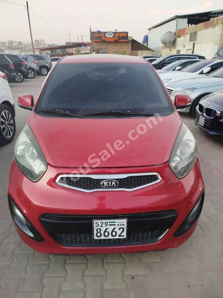 Kia  Picanto  2013  Automatic  100,000 km  4 Cylinder  FWD  Hatchback  Red  Gasoline