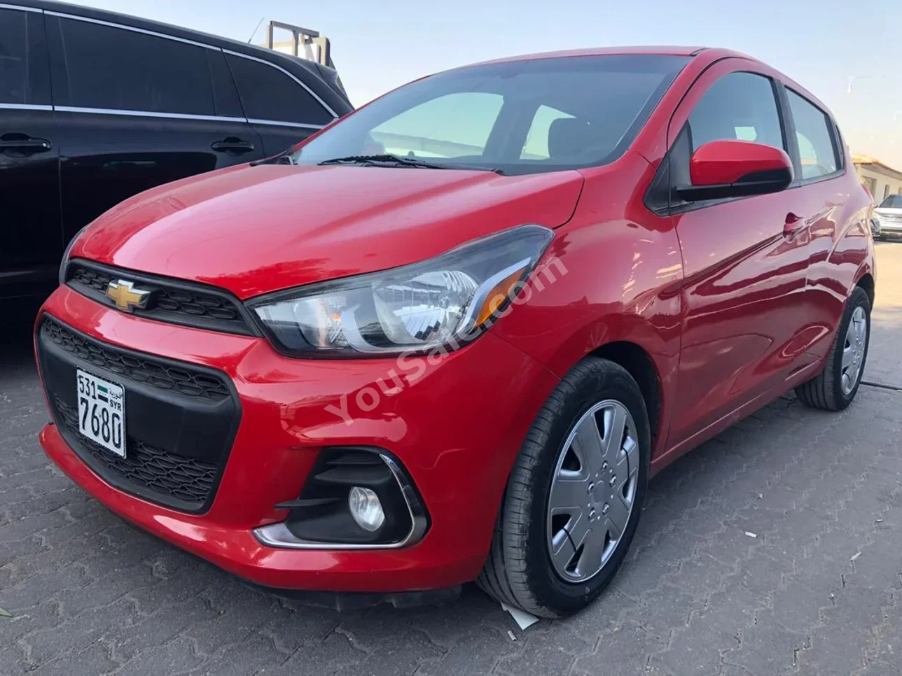 Chevrolet Spark 2017 Automatic 190,000 km 4 Cylinder FWD Sedan Red Gasoline