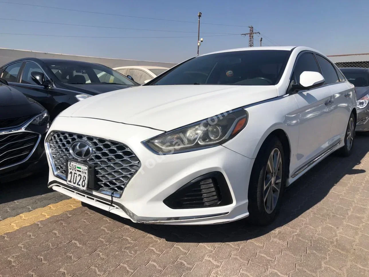 Hyundai Sonata 2018 Automatic 190,000 km 4 Cylinder FWD Sedan White Gasoline