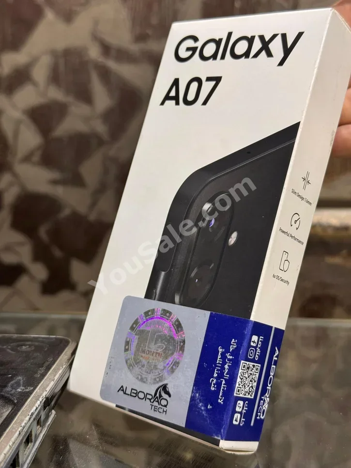 Samsung  - Galaxy A  - 07  - Black  - 128 GB