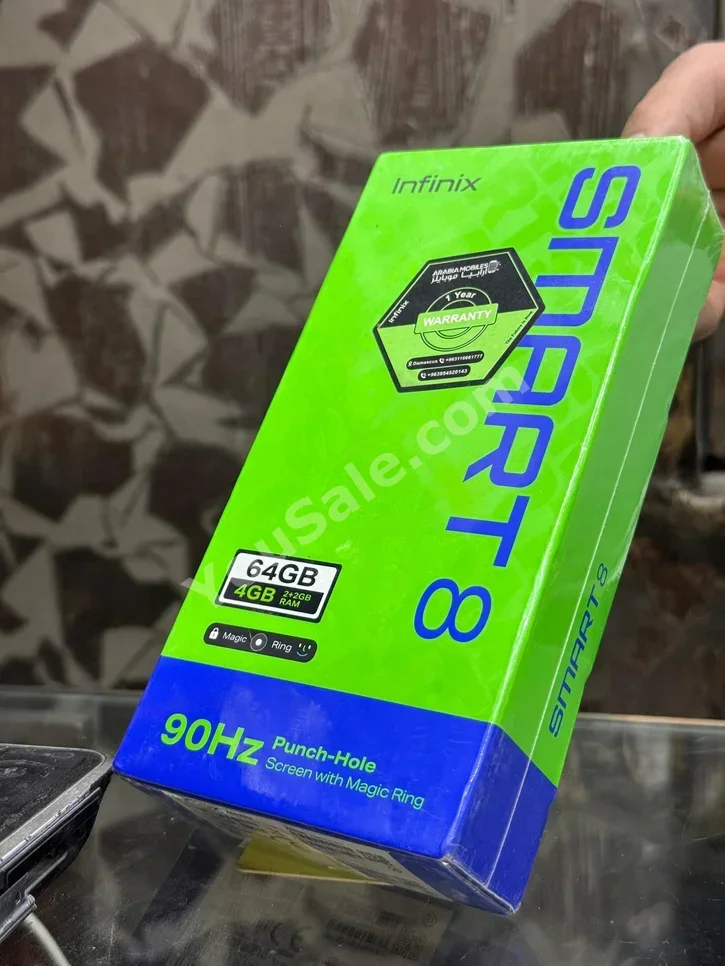 Infinix - Smart - 8 - Black - 64 GB
