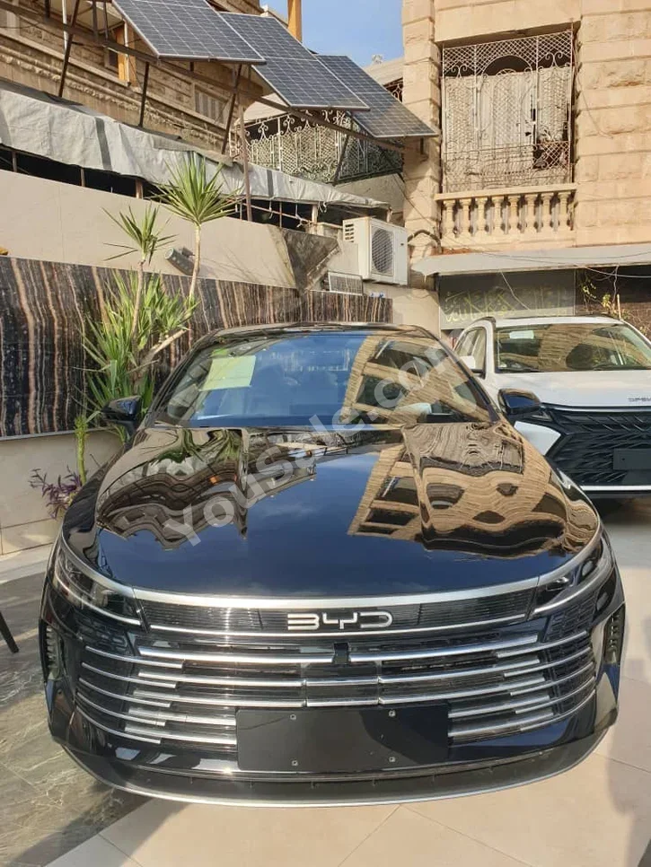 بي واي دي هان تو ويل درايف 2025 اتوماتيك 0 كم 4 سلندر دفع أمامي سيدان أسود هايبرد