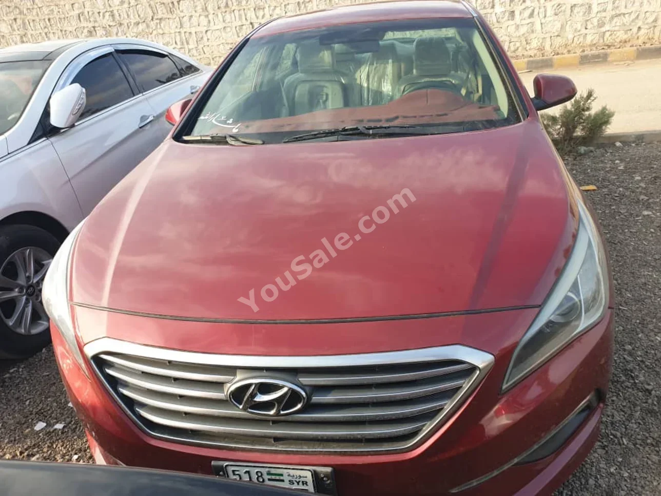 Hyundai Sonata 2015 Automatic 216,000 km 4 Cylinder FWD Sedan Red Gasoline