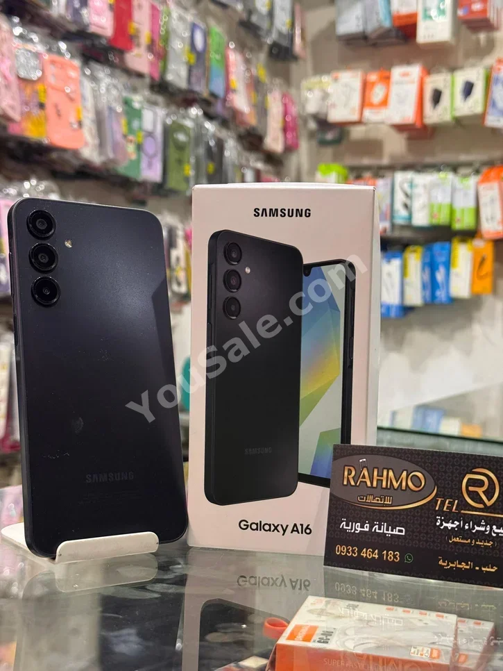 Samsung - Galaxy A - 16 - Black - 128 GB