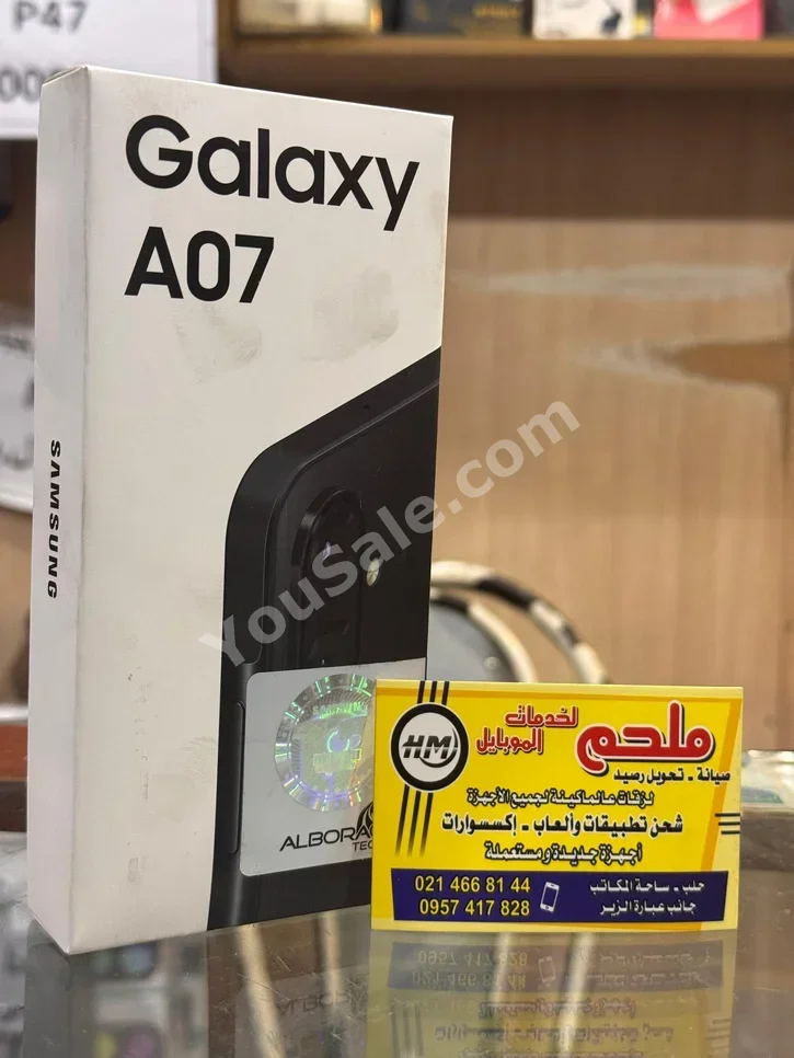 Samsung  - Galaxy A  - 07  - Black  - 128 GB