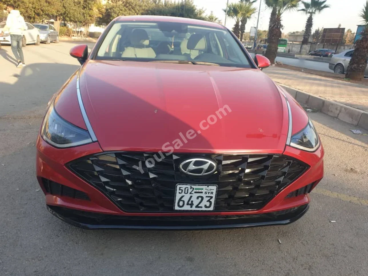 Hyundai  Sonata  2021  Automatic  70,000 km  4 Cylinder  FWD  Sedan  Red  Gasoline