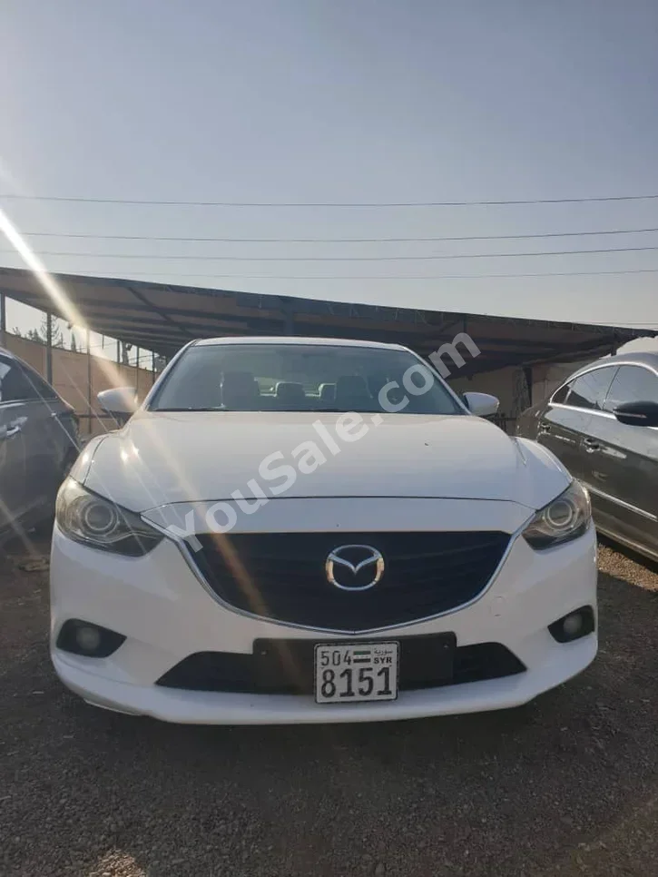 Mazda  Mazda 6  2013  Automatic  150,000 km  4 Cylinder  FWD  Sedan  White  Gasoline