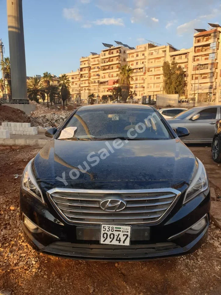 Hyundai  Sonata  2015  Automatic  240,000 km  4 Cylinder  FWD  Sedan  Black  Gasoline