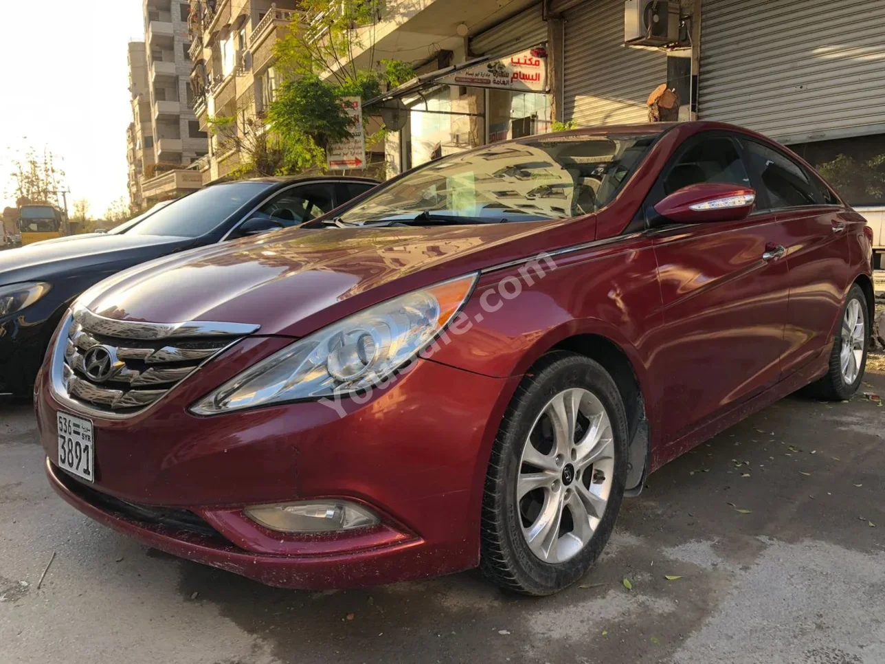 Hyundai Sonata 2013 Automatic 100,000 km 4 Cylinder FWD Sedan Red Gasoline