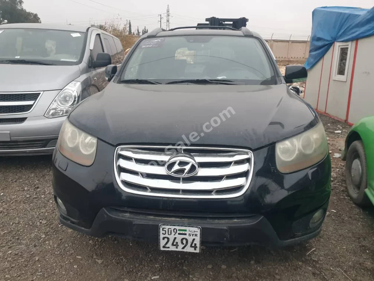 Hyundai Santa Fe 2007 Automatic 150,000 km 4 Cylinder FWD SUV Black Diesel