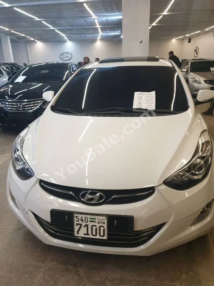 Hyundai  Avante  2012  Automatic  100,000 km  4 Cylinder  FWD  Sedan  White  Gasoline