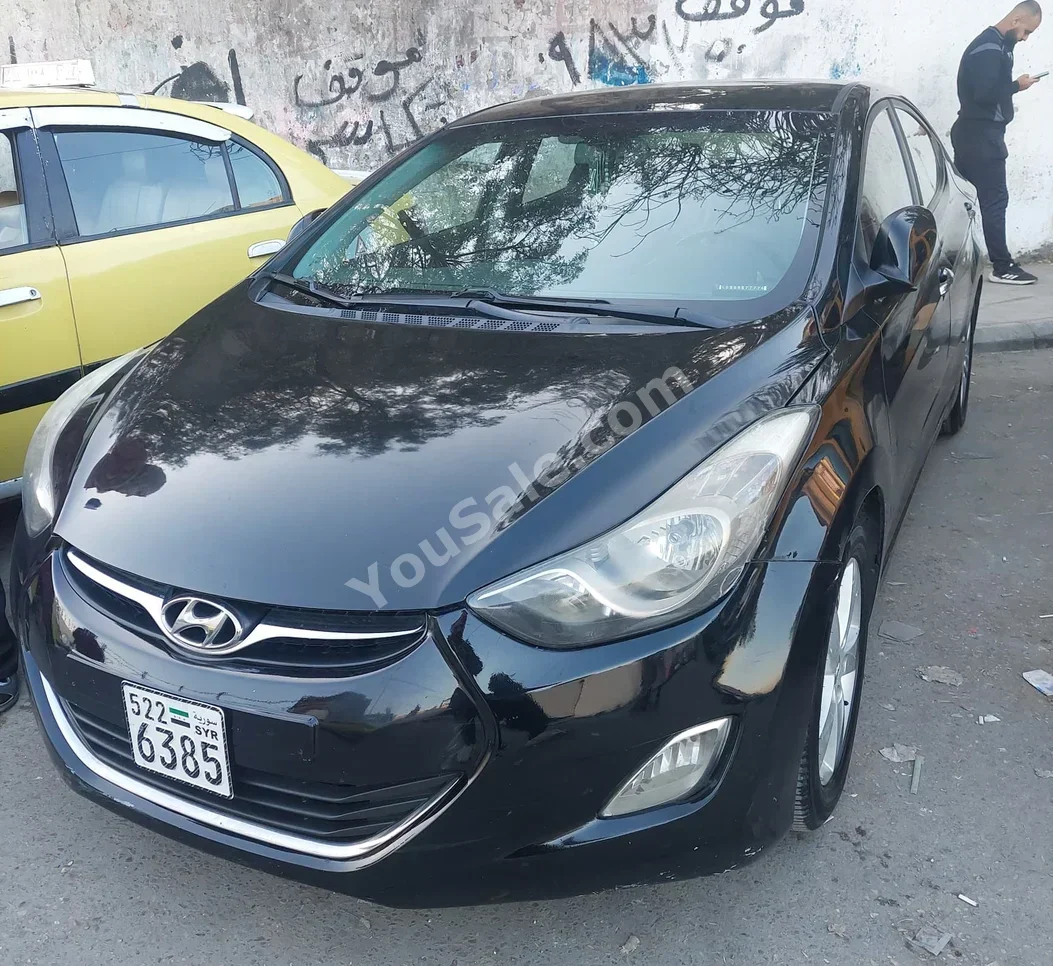 Hyundai  Elantra  2012  Automatic  191,000 km  4 Cylinder  FWD  Sedan  Black  Gasoline