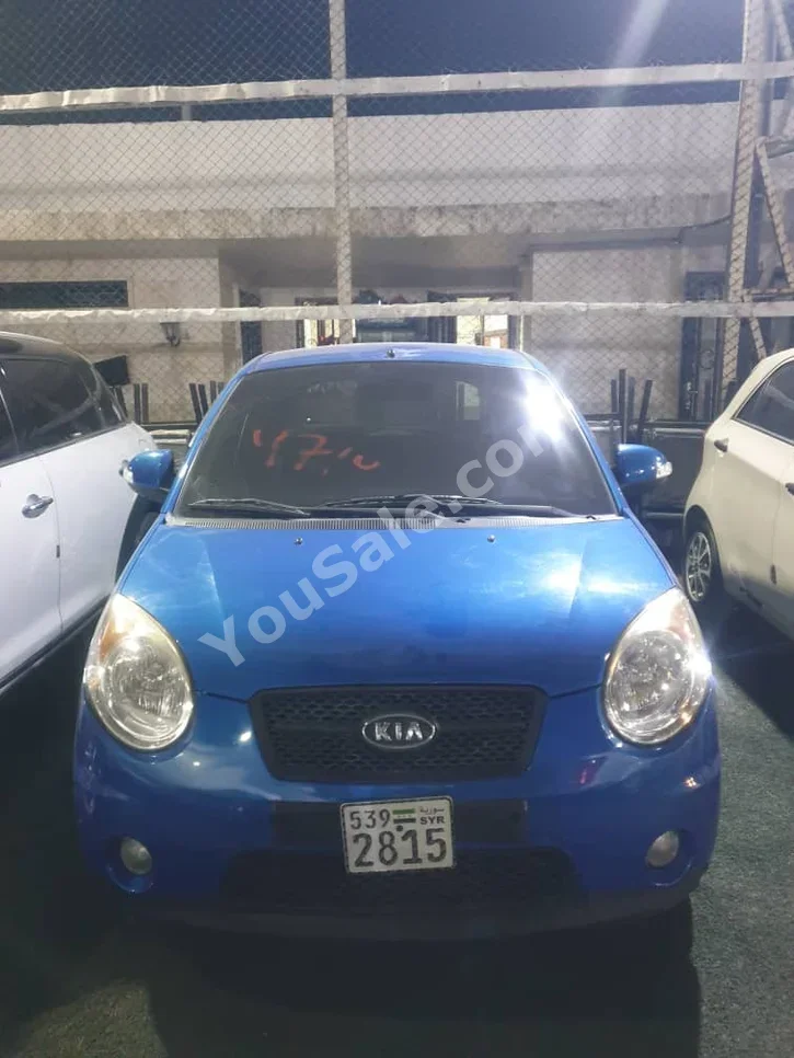 Kia  Picanto  2007  Automatic  180,000 km  4 Cylinder  FWD  Hatchback  Blue  Gasoline