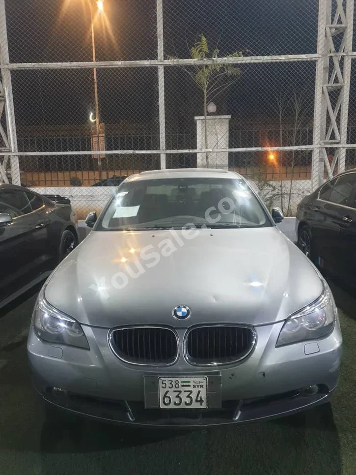 BMW 5-Series 525i 2005 Automatic 190,000 km 6 Cylinder RWD Sedan Silver Gasoline