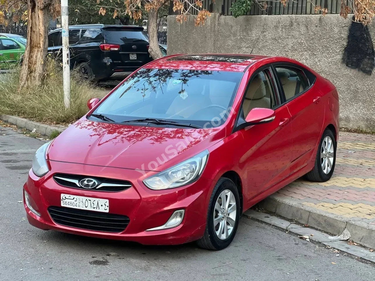 Hyundai  Accent  2011  Automatic  103,000 km  4 Cylinder  FWD  Sedan  Red  Gasoline