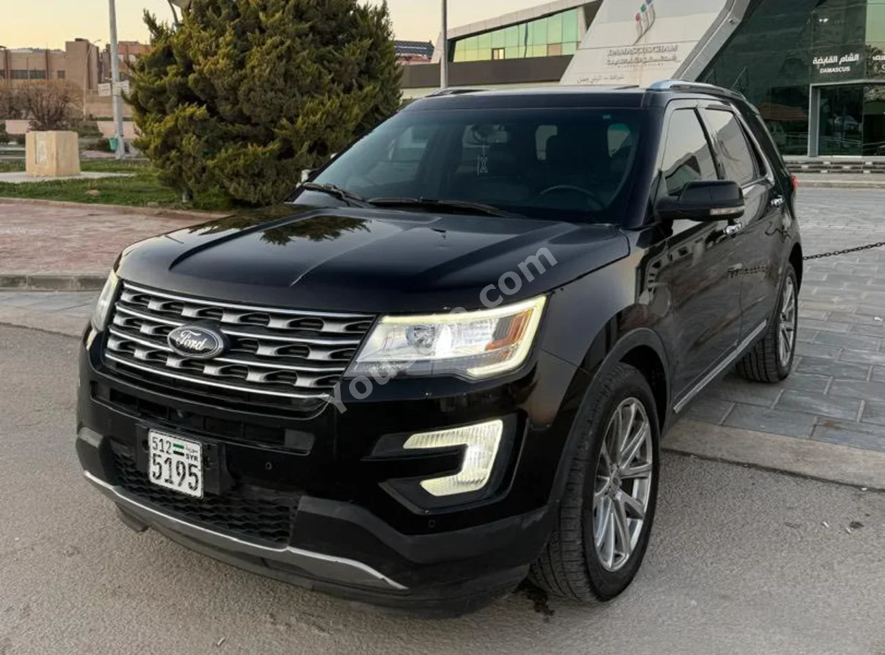 Ford Explorer 2016 Automatic 92,000 km 6 Cylinder AWD SUV Black Gasoline