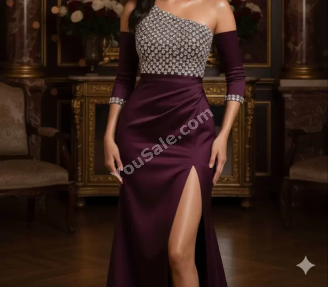 Dress - Maroon -Size: All Sizes Available