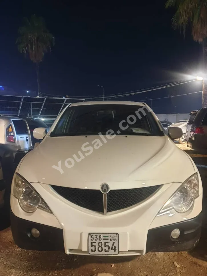 SSangyong  Actyon  2007  Automatic  120,000 km  4 Cylinder  FWD  Hatchback  White  Diesel