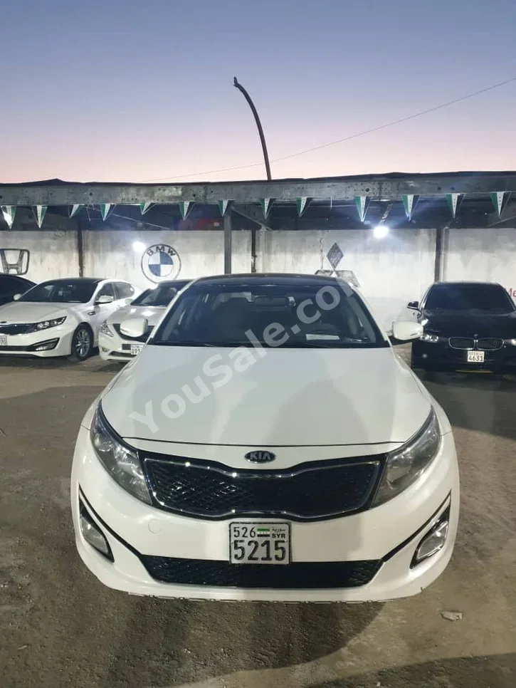 Kia Optima 2014 Automatic 115,000 km 4 Cylinder FWD Sedan White Gasoline
