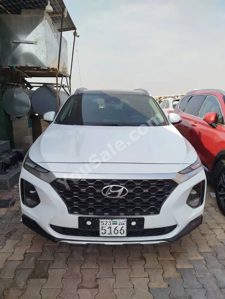 Hyundai Santa Fe 2020 Automatic 110,000 km 4 Cylinder FWD SUV White Gasoline