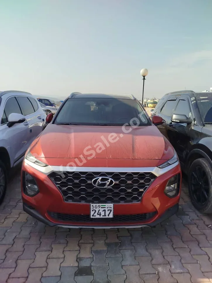 Hyundai Santa Fe 2020 Automatic 117,000 km 4 Cylinder FWD SUV Red Gasoline