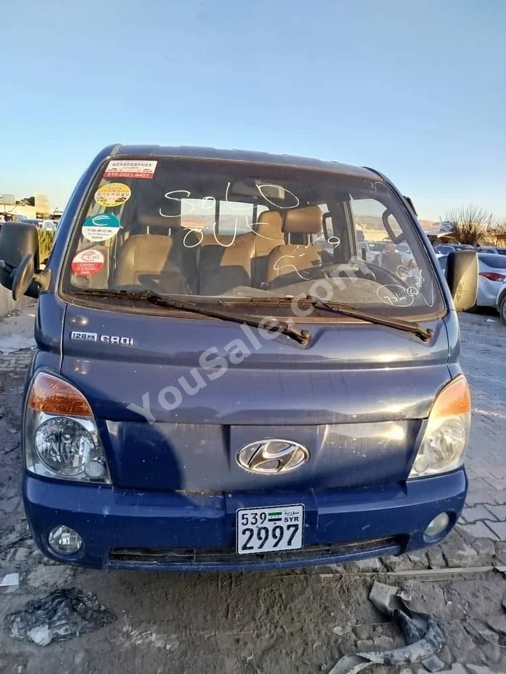 هيونداي بورتر عادي 2008 عادي 170,000 كم 4 سلندر دفع خلفي بيكب ازرق ديزل
