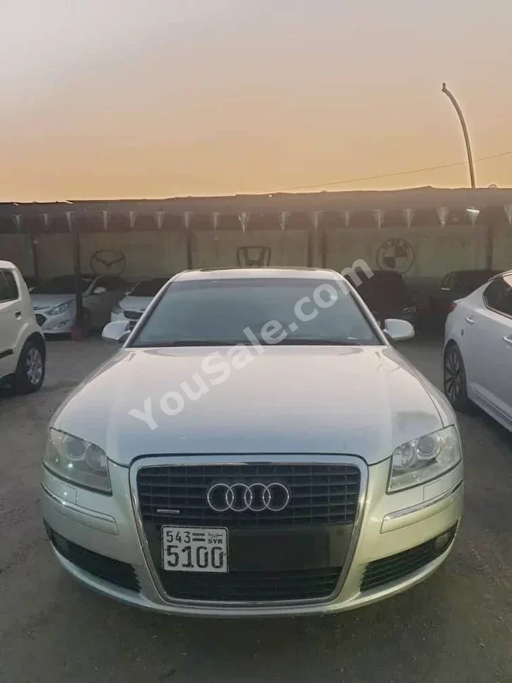 Audi  A8  4.2  2008  Automatic  114,000 km  6 Cylinder  4WD  Sedan  Silver  Gasoline