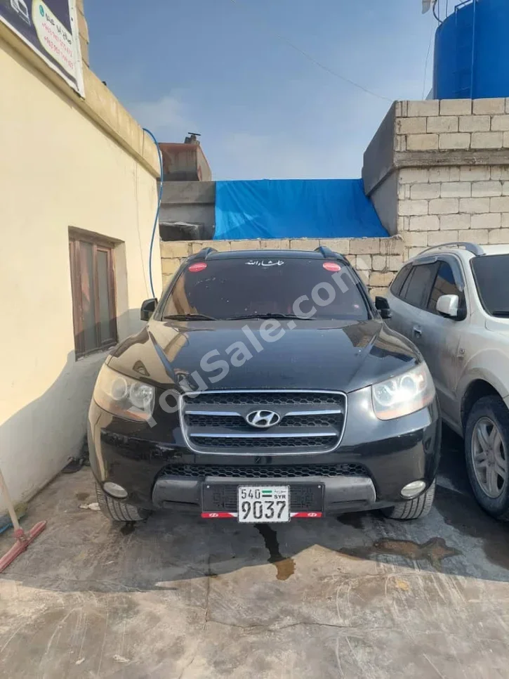 Hyundai Santa Fe 2008 Automatic 166,000 km 4 Cylinder FWD SUV Black Diesel