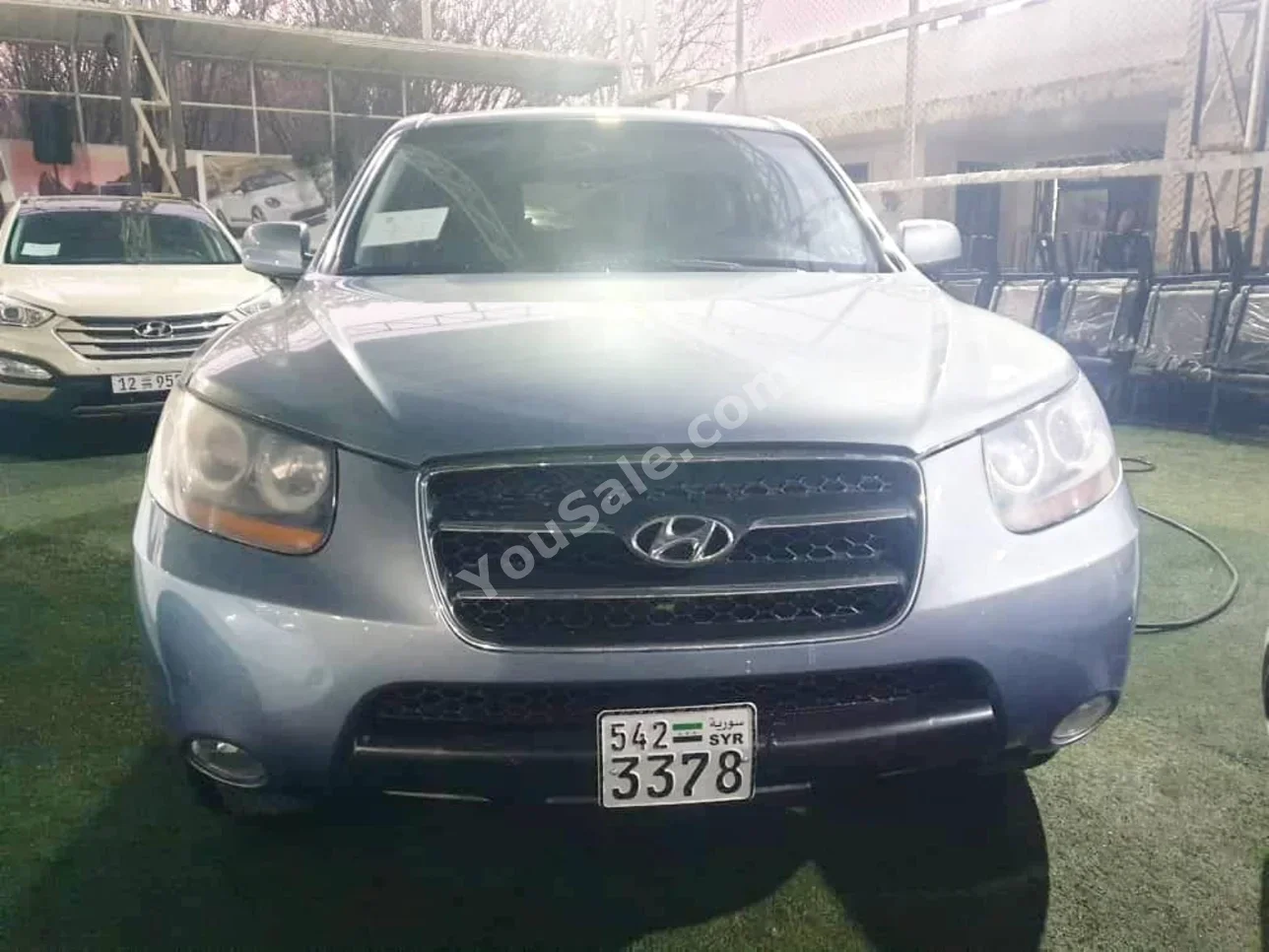 Hyundai Santa Fe 2007 Automatic 180,000 km 4 Cylinder FWD SUV Sky Blue Diesel