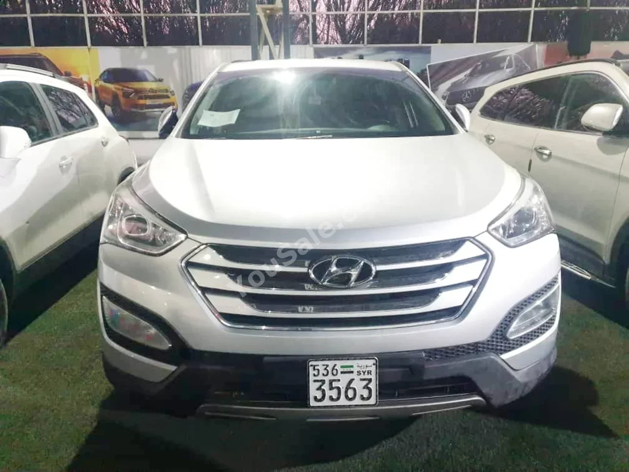 Hyundai Santa Fe 2013 Automatic 163,000 km 4 Cylinder FWD SUV Silver Diesel