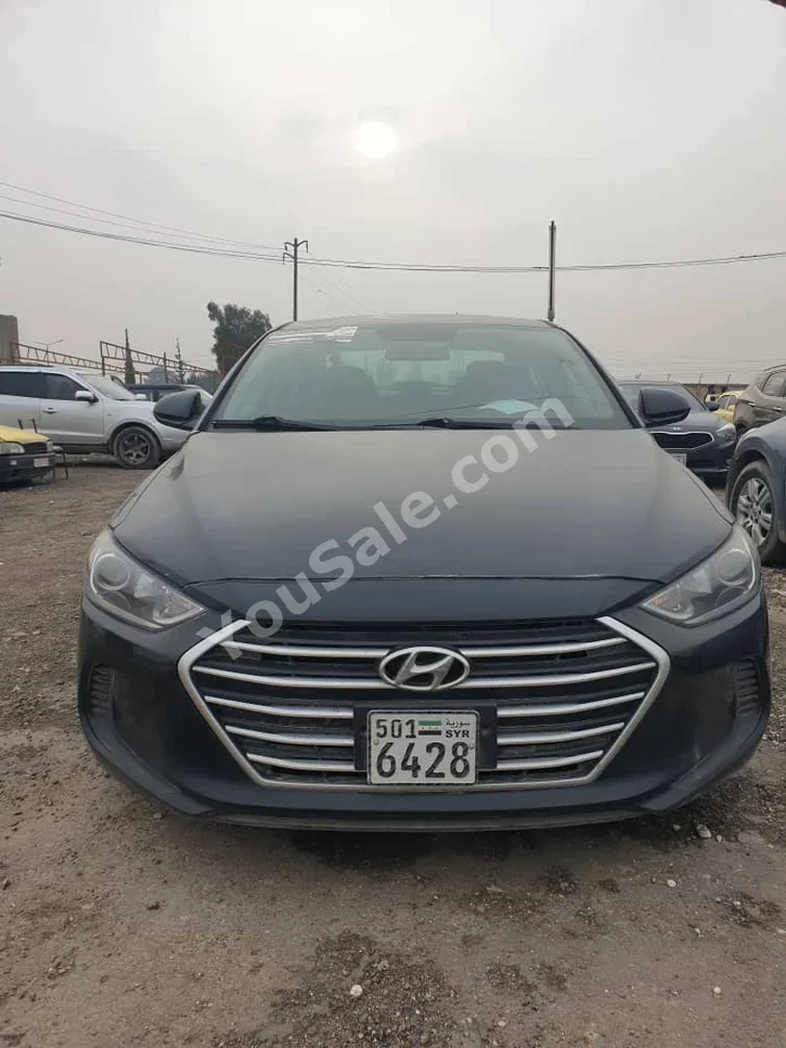 Hyundai Elantra 2017 Automatic 236,000 km 4 Cylinder FWD Sedan Black Gasoline