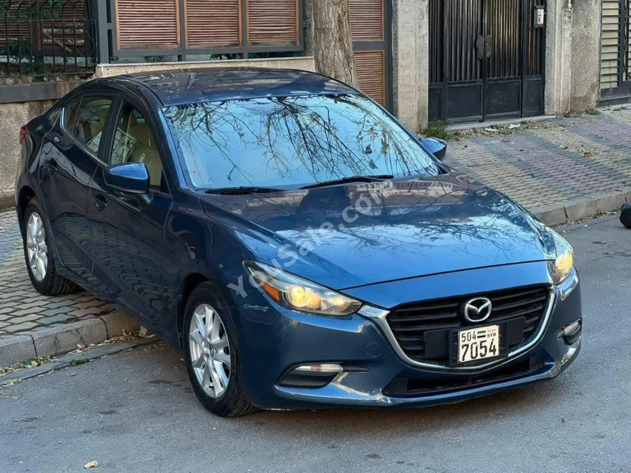Mazda  Mazda 3  2017  Automatic  125,000 km  4 Cylinder  FWD  Sedan  Blue  Gasoline