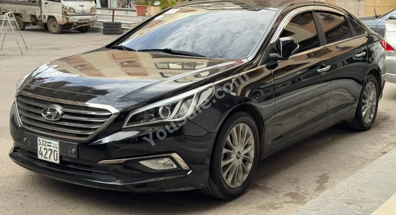 Hyundai  Sonata  2015  Automatic  150,000 km  4 Cylinder  FWD  Sedan  Black  Gasoline