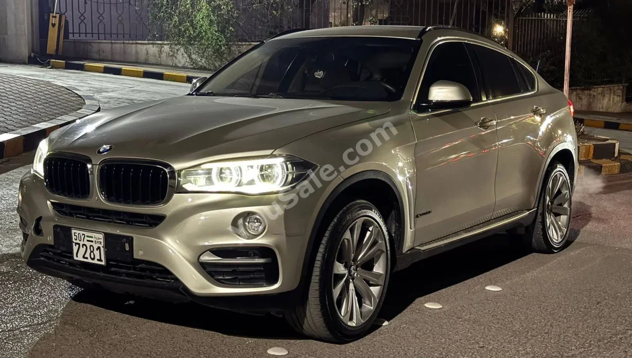 BMW  X-Series  6  2015  Automatic  120,000 km  6 Cylinder  AWD  SUV  Gold  Gasoline