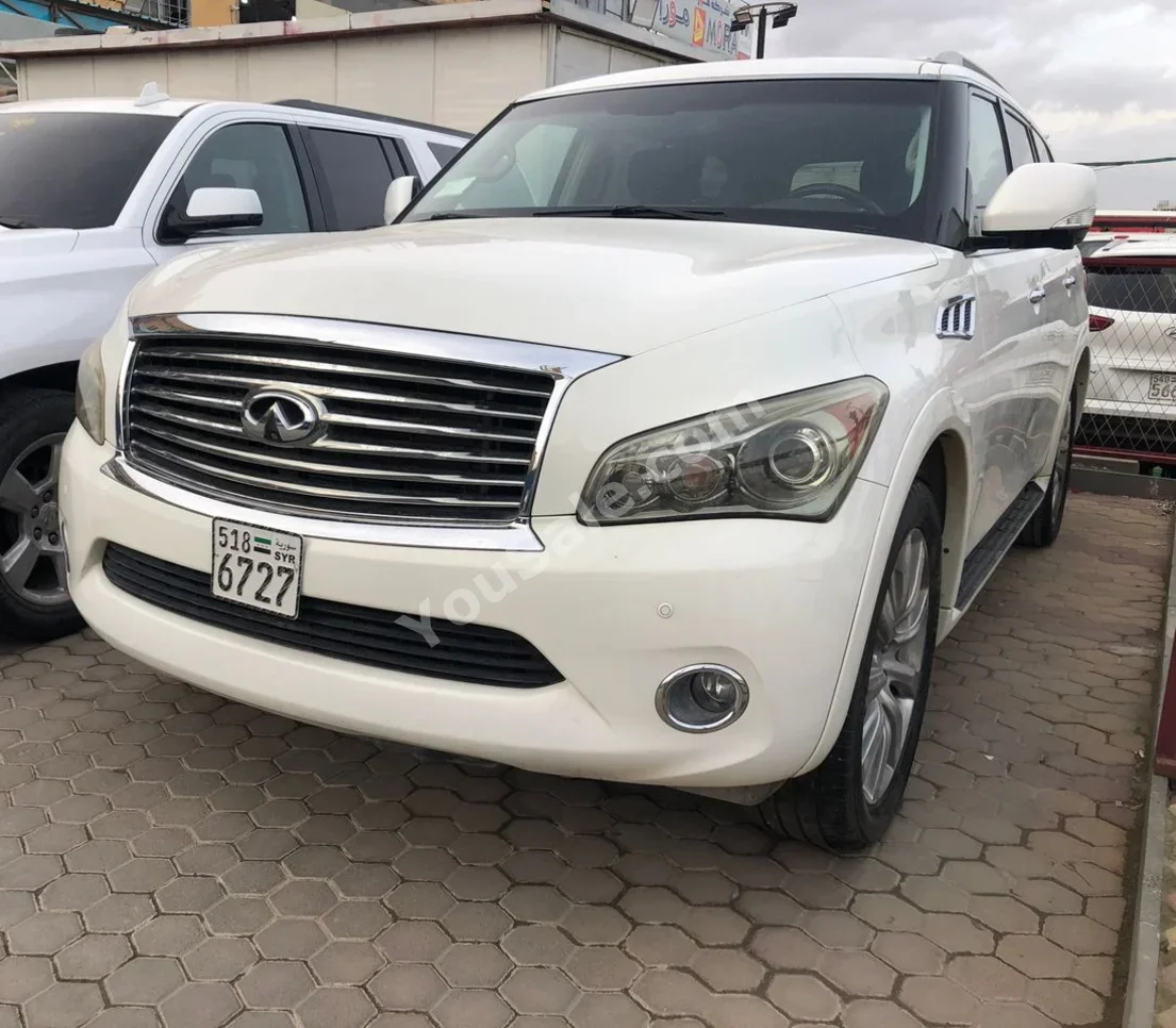 Infiniti QX 56 2012 Automatic 0 km 6 Cylinder AWD SUV White Gasoline