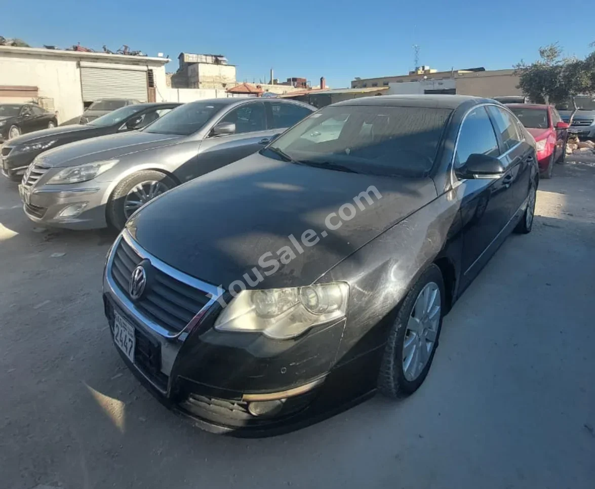 فوكس واغن باسات 2008 اتوماتيك 183,000 كم 6 سلندر دفع خلفي سيدان أسود ديزل