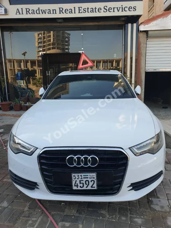 Audi  A6  2.0 T  2013  Automatic  165,000 km  6 Cylinder  RWD  Sedan  White  Gasoline