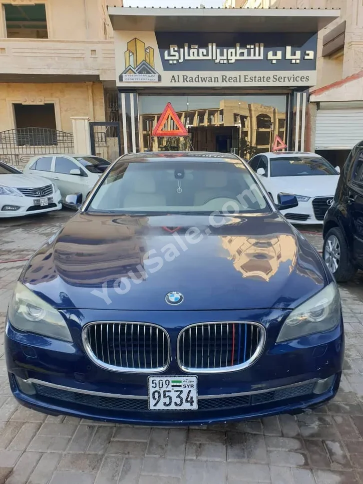 BMW 7-Series 730 Li 2012 Automatic 188,000 km 6 Cylinder RWD Sedan Dark Blue Gasoline